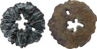 Kunstmedaillen Medaille Bronze patiniert Nous (unbekannter Künstler), wie nach einer Expolsion etwas nach außen gewölbtes Loch - teilweise sind Hände un -