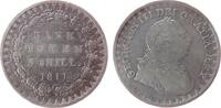 GB Großbritannien ab 1708 3 Shilling-Token Ag Georg III, Bank of England, ESC 407, Davis 49 -