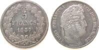 Frankreich 5 Francs Ag Louis Philippe I, A (Paris), kleine Randfehler -