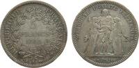 Frankreich 5 Francs Ag Herkulesgruppe, K (Bordeaux) -