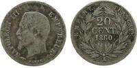Frankreich 20 Centimes Ag Napoleon III, A (Paris) -