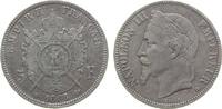 Frankreich 5 Francs Ag Napoleon III, BB (Strasburg) -