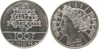 Frankreich 100 Franc Ag Brüderlichkeit -