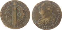 Frankreich 2 Sols Br Louis XVI, W (Lille), L AN 4 -