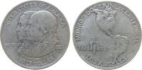 USA 1/2 Dollar Ag Monroe Doktrin, R.E.P. eingepunzt -