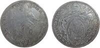 Vatikan 1 Scudo Ag Pius VI, AN VI, Berman 2958, Dav.1471, ca. 26,1 Gramm -