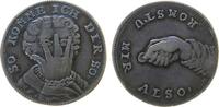 Hamburg Medaille Silber Hamburg - auf die Bestechlichkeit der Kaiserlichen Kommission, satirische Medaille, Hand mit Geldstücken / Gespreizte Han -