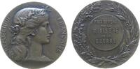 Frankreich Preismedaille Bronze Kriegsministerium, Büste der Marianne nach rechts / Schrift Prix offert par le Ministre de la Guerre, v. Dubois, ca. 40, -