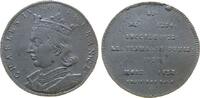 Frankreich Suitenmedaille Zinn Childeric (458-481), Büste nach links / Mehrzeiler, v. Dassier, ca. 32,7 MM, glatter Rand, Nummer: 4, aus der Serie: Franzö -