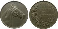 Tiere Medaille Bronze Freistaat Bayern - in Anerkennung der Zuchtleistung, Pferdekopf nach rechts / Mehrzeiler, ca. 50 MM, abgebrochene Öse -