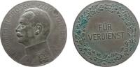 erster Weltkrieg Medaille Zinn Friedrich II Großherzog von Baden (1857-1928), für Verdienst, v. Rudolf Mayer, ca. 38 MM, ca. 26 Gramm, entfernter Bügel, e -