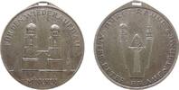 München tragbare Medaille versilbert München - für den Wiederaufbau der Frauenkirche / Alter Peter - Frauentürme, ca. 40,5 MM -