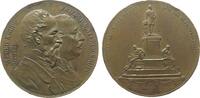 Personen Medaille Bronze Krupp Alfred (1812 - 1887), Industrieller, auf die Errichtung seines Denkmals in Essen, die Brustbilder von Alfred und Fr -