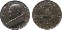 Vatikan Medaille Bronze Johannes XXIII (1958-1963) - auf seine Wahl, Büste nach links / Tiara, v. Mistruzzi, ca. 30 MM -