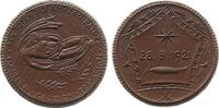 Porzellan Medaille Böttger Steinzeug Freiberg - Denkmal des Jägerbatallions 26, ca. 42 MM -