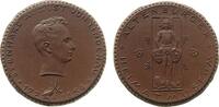Porzellan Spendenmedaille Böttger Steinzeug Altenburg - Heimatmuseum, ca. 42MM, unruhiger Rand -