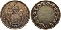 Frankreich Medaille Silber Lille - Carrousel de 1867 - M.D. Derrevaux, Vice President, Wappen von Lille / Schrift im Kranz, v. Lecompte, ca. 41 MM, -