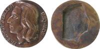 Schiller Medaille Bronzeguß Schiller Friedrich (1759-1805), Dichter Philosoph und Historiker, Büste nach links, einseitig, Signatur: JR (J.Remenyi -