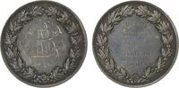 Frankreich Medaille Silber Freundschaft - Hippolyte Bourree - Maure (?) Ramean, graviertes B / Namensgravur, ca. 41 MM, ca. 35,8 MM, Randpunze: B -