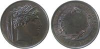 Frankreich Medaille Bronze Havre - Landwirtschaftsministerium, Kopf der Marianne nach rechts / Schrift und Landwirtschaftliche Attribute wie Pferdek -