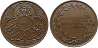 Dänemark Medaille Bronze Christian IX. (1863-1906) - auf das Invalidenfest, Invalide Festen, 3 Wappen (?) im Dreipaß / Schrift, v. Dragsted, ca. 5 -