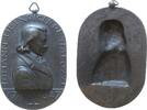 Schweiz Medaillon Eisenguß Pestalozzi Heinrich (1746-1827) - schweizerischer Pädagoge und Erzieher, Brustbild nach rechts, erhabene Arbeit, einsei -