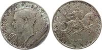 100 Francs 1946 Luxemburg Ag Charlotte 1919-1964, Schlacht von Cresy, großer Schrötlingsfehler vz-unc