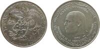 Tunesien 1 Dinar Ag FAO, etwas fleckig -