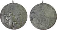 Schützen tragbare Medaille Bronze versilbert Neuwied - auf das 8. Verbandsschießen des Unterverbandes des Rheinischen Schützenbundes, Schützen am Schießsta -