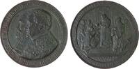 Reformation / Religion Medaille Bronze Friedrich Wilhelm III. - auf die 300 Jahrfeier der Reformation, Brandenburg - Preussen, Berlin, die gestaffelten Brustbil -