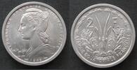 Französisch Äqu.Afrika 2 Francs Al . -
