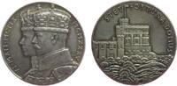 Großbritannien Medaille Silber Georg V (1910-36) - auf das 25jährige Regierungsjubliäum, die Büsten des Königspaares nach links / Windsor Castle, Signat -