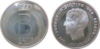 250 Francs 1976 Belgien Ag Boudouin, der Belgen unz
