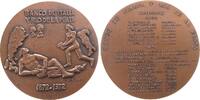 Medaille 1972 Italien Bronze Banco de Italia y Río de la Plata - auf 100 Jahre Zusammenarbeit, der Bank von Italien und der Bank von Rio de la Pl...