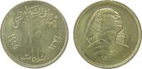 Ägypten 10 Millimes Ms kleine Sphinx, AH1374, winziger Fleck -