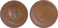 vor 1914 Prämienmedaille Bronze Friedrich II./I. (1797-1806-1816) - INGENIO/ET/STUDIO, Universität Tübingen, Württemberg, Büste nach rechts / Mehrzeiler -