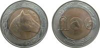 Algerien 100 Dinars Bi-Met. Pferd, Schön 43 -