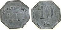 Frankfurt 10 Pfennig Zink Heddernheimer Kupferwerk - Frankfurt, ca. 20,7 MM, sechseckig -