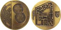 Städte Medaille Messing Gesellschaft für Internationale Geldgeschichte, Jahreshauptversammlung 1981, Ansicht der Alten Münze aus der Vogelperspe -
