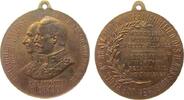 vor 1914 tragbare Medaille Bronze Friedrich August Herzog zu Nassau, auf die 100-Jahrfeier des II. Nassauischen Infanterie Regiments No. 88. Brustbild des -