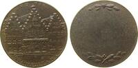 Frankfurt Medaille Bronze Frankfurt - Römer, leeres Gravurfeld, ca. 39,5 MM, kleiner Fleck -