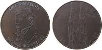 Köln Medaille Bronze Boisserée Sulpice (1783-1854) - auf den 100. Jahrestag der Vollendung des Kölner Domes, Brustbild nach links / Westfassad -