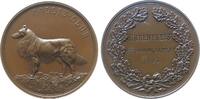 Kaiserslautern Medaille Bronze Kaiserslautern - Ehrenpreis Collie-Club, Collie nach links / Schrift, unsigniert, ca. 50,6 MM -