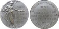 Kaiserslautern Preismedaille Bronze versilbert Kaiserslautern - auf die Hotel- und Restaurationsfachgewerbeausstellung, Bayern - Pfalz, weibliche Figur lehnt -
