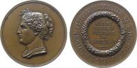 Kaiserslautern Medaille Bronze Kaiserslautern - auf die 2. Pfälzische Gartenbauaustellung, Kopf eines Mädchens mit Blumendiadem / Schrift, unsigniert, c -