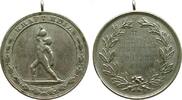 Sport tragbare Medaille Weißmetall Rheingönheim, auf das II Süddeutsch-Pfälzische Verbandsfest in Rheingönheim, Athlet mit Kugelhantel 7 Mehrzeiler (Gra -