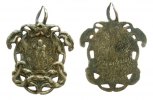 Wallfahrt Medaillon Silber ohne Bestimmung, ca. 17 x 15,8 MM -