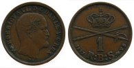 Dänemark 1 RBS 1853 Ku Frederik VII, Rigsbankskilling, Siegs 4 ss