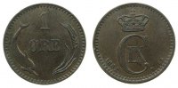 Dänemark 1 Öre 1882 Br Christian IX vz