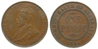 Australien 1 Penny Br Georg V -